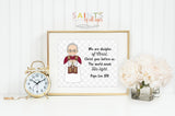 Pope Leo XIV poster print. Pope Leo XIV Wall Art. First Communion. Kids Room Prayer Poster. Baptism Gift. Pope Leo XIV Gift