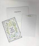 Luceat lux vestra Notecards and Envelopes. 4x6 Let your light shine Flat Cards. Christian gift. Matthew 5:16 notecard gift.