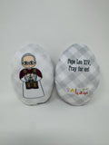 Pope Leo pray for us baby rattle. Christmas baby Gift. Easter Gift. Baptism. Catholic Baby Gift. Christmas rattle. Pope Leo baby gift
