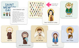 Saint Memory Game Card Set. Set of 20 Saint Memory Cards. First Communion Gift. Baptism Gift. Catholic Gift. Saint matching game. Saint Card