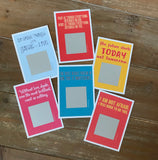 Scratch off Catholic Saint Quote Cards. Saint Note Cards. Scratch off Saint Notes. Catholic valentine. JPII, Mother Teresa, Therese, St Max
