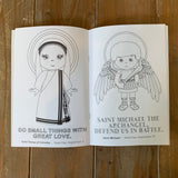 Catholic Saints Coloring Book. Catholic Coloring Book Gift. Saint Coloring. JPII, Mother Teresa, Joan of Arc. First communion. Mass Bag.