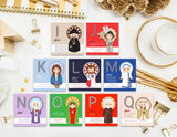 Set of 26 A to Z Saint Magnets. Saint Alphabet Magnet Set. First Communion. Baptism Gift. Catholic Gift. Saint ABC gift. Godchild. Christmas