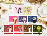 Set of 26 A to Z Saint Magnets. Saint Alphabet Magnet Set. First Communion. Baptism Gift. Catholic Gift. Saint ABC gift. Godchild. Christmas