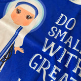 Mother Teresa Ultra soft Lovey Blanket. Saint Teresa Blanket. Minky Lovie Blanket. Baby Gift. Baby Nursery. Baptism Gift. Catholic Baby Gift