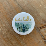 1.25" Round Verso l'alto buttons. Verso l'alto Saint Button. Catholic Button. Frassati Verso l'alto button. Saint Button. Catholic Gift.