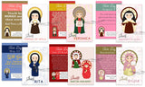 Cyber Week Deal #3 BUNDLE of Inspirational Women Saints Cards with Inspirational Men Saint Cards. First Communion. Catholic Saint Learning.