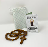 Saint John Paul II Rosary bag. The Rosary is the storehouse gift. First communion. Rosary gift. Cross bag. Catholic gift. Rosary pouch.