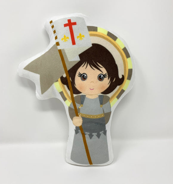 St. Joan of Arc Stuffed Saint Doll. Saint Gift. Easter Gift. Baptism. Catholic Baby Gift. Saint Joan of Arc Gift. St. Joan of Arc Doll.