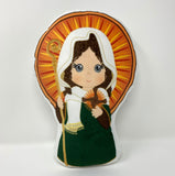 St. Brigid of Ireland Stuffed Saint Doll. Saint Gift. Easter Gift. Baptism. Catholic Baby Gift. Saint Brigid Gift. St. Brigid Doll