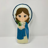 St. Agnes Stuffed Saint Doll. Saint Gift. Easter Gift. Baptism. Catholic Baby Gift. Saint Agnes Gift. St. Agnes Children's Doll.