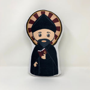 Saint Ignatius of Loyola Stuffed Doll. Saint Gift. Easter Gift. Baptism. Catholic Baby Gift. Ignatius Children's Doll. Saint Ignatius