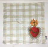 18" Sacred heart of Jesus Ultra Soft Lovey Blanket. Baby Prayer Mini Blanket. Sacred heart of Jesus Lovie Blanket. Catholic Baptism Baby