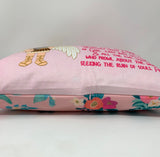 Saint Michael pillow for girls. Baptism Gift. Children's & Nursery Decor, Christian Catholic Gift. First Communion Gift. St. Michael gift.