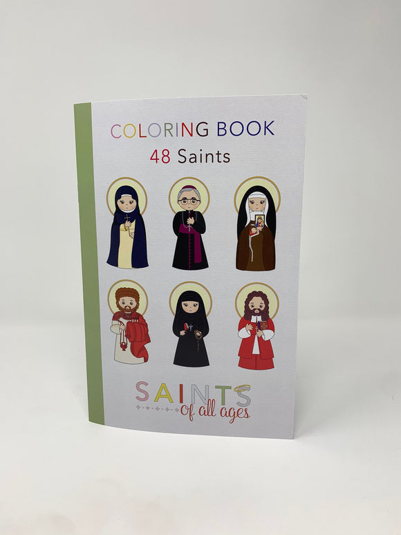 Catholic Saints Coloring Book Volume 3. Catholic Coloring Book Gift. Saint Coloring. Rebecca, Carlo, Sophia. First communion. Mass Bag.