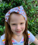 Floral Sacred Heart headband. Sacred Heart of Jesus headband for toddler and youth. Catholic headband. Catholic gift. First communion.