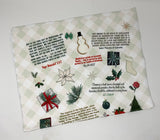 Christmas quotes from Catholic Saints Kitchen JPII, Fulton Sheen, Therese Towel. Mother Teresa, GK Chesterton kitchen towel. Hostess gift.
