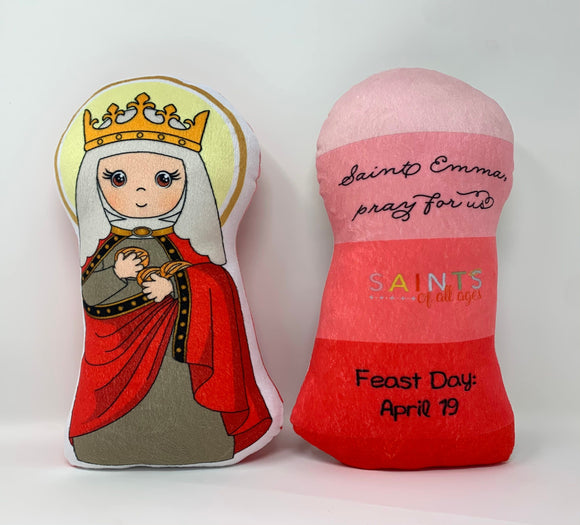 St. Emma Stuffed Saint Doll. Saint Gift. Easter Gift. Baptism. Catholic Baby Gift. Saint Grace Gift. St. Emma Doll. Catholic Christmas