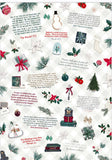 Catholic Saints Christmas Wrapping Paper. Saints Prayer Wrapping paper sheets. Christmas Saint Quote Paper. Catholic gift wrapping.