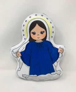 Our Lady of Medjugorje Stuffed Saint Doll. Saint Gift. Baptism. Catholic Baby Gift. Our Lady of Medjugorje Gift. Medjugorje