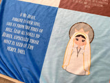 My Catholic Prayers Ultra soft throw Blanket. Prayer Blanket. 50 x 60" Catholic Prayers Blanket. Baptism Gift. Catholic. Hail Mary, Glory be