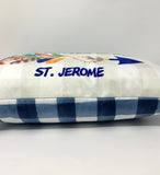 Saint Jerome Pillow. Good Better Best Pillow. Home Decor Pillow. Saint Pillow. Linen Pillow. Baptism Gift. Inspirational Pillow. Gift Giving