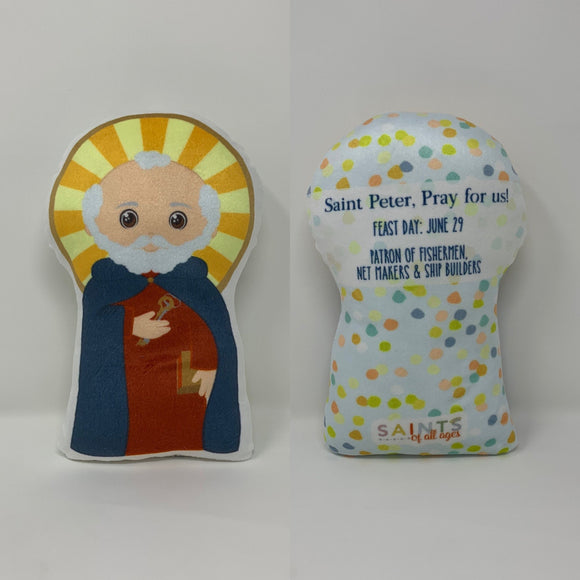 Saint Peter Stuffed Doll. Saint Gift. Easter Gift. Baptism. Catholic Baby Gift. Peter Children's Doll. Saint Peter. Peter gift.