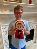 Fulton Sheen Stuffed Doll. Saint Gift. Easter Gift. Baptism. Catholic Baby Gift. Paul Children's Doll. Fulton Sheen. Fulton Sheen gift.